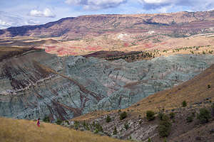 Hike along the Blue Basin Overlook Trail