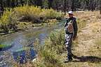 Herb fishing the Owens River