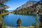 Gilbert Lake along the hike to Kearsarge Pass