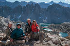 The "Outlaws" atop Kearsarge Pass