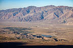 Looking down on the Alabama Hills from Horseshoe Meadow Road