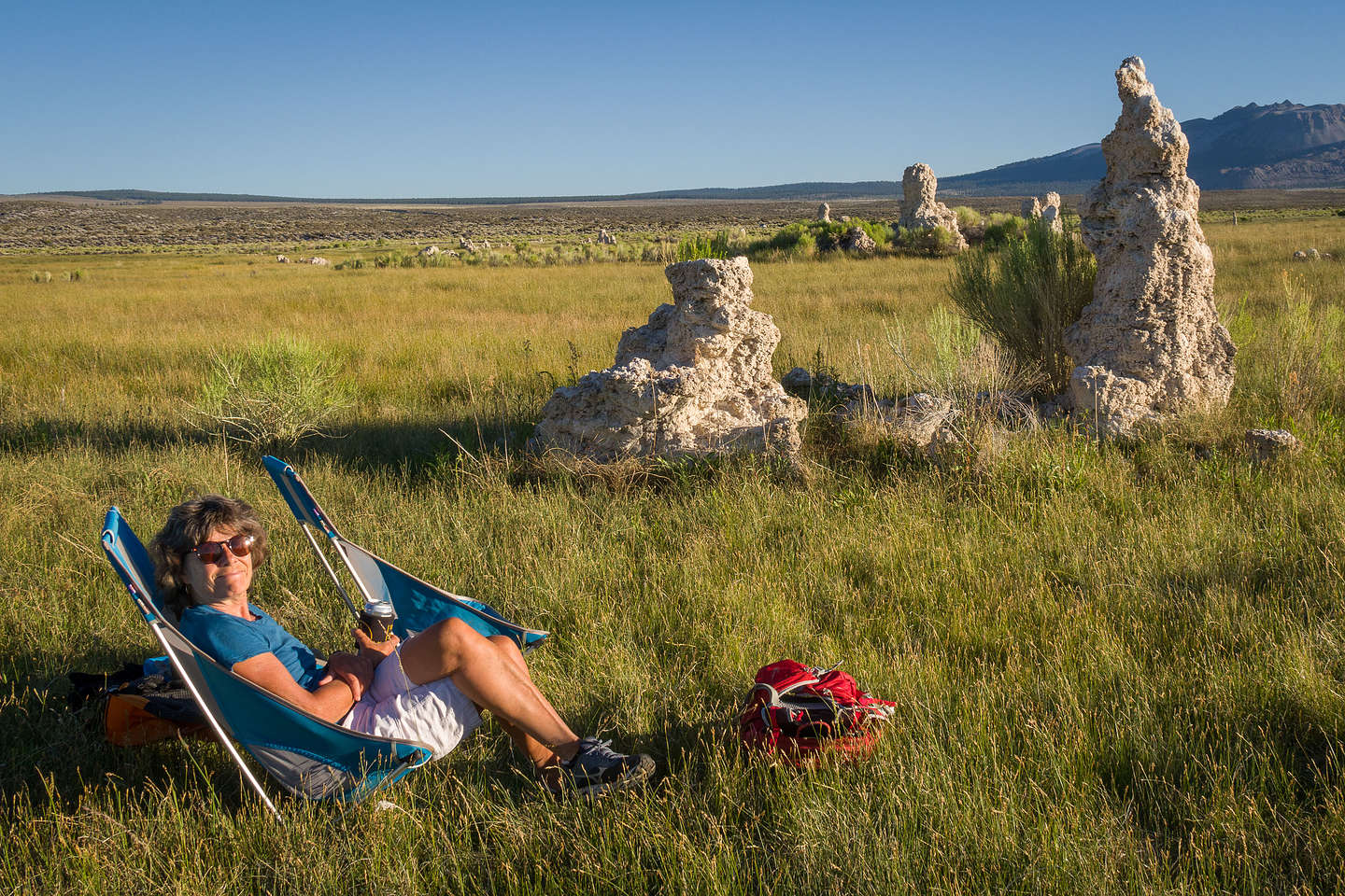 Our campsite by Mono Lake