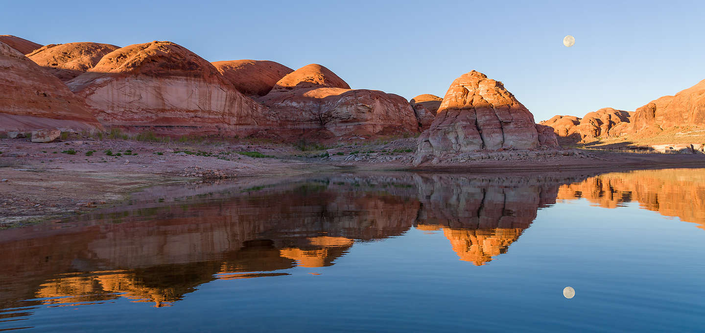 Evening reflections in the San Juan Arm