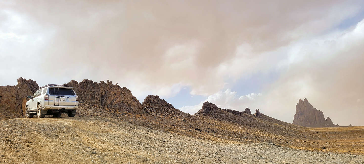 4WD road to Shiprock