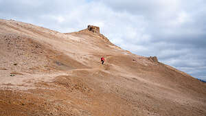 Climbing Mt. Námafjall