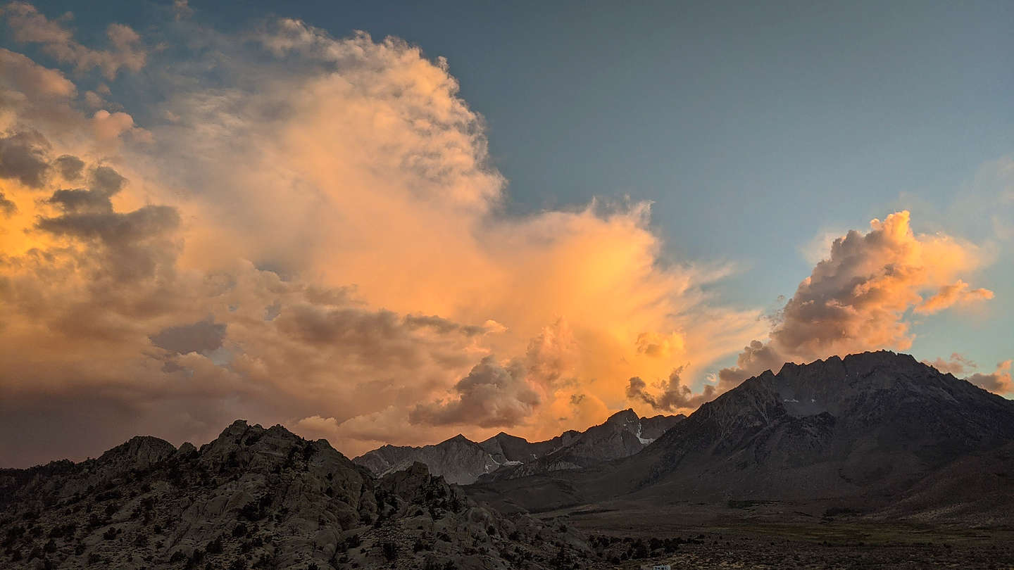 Sunset over Mt. Tom