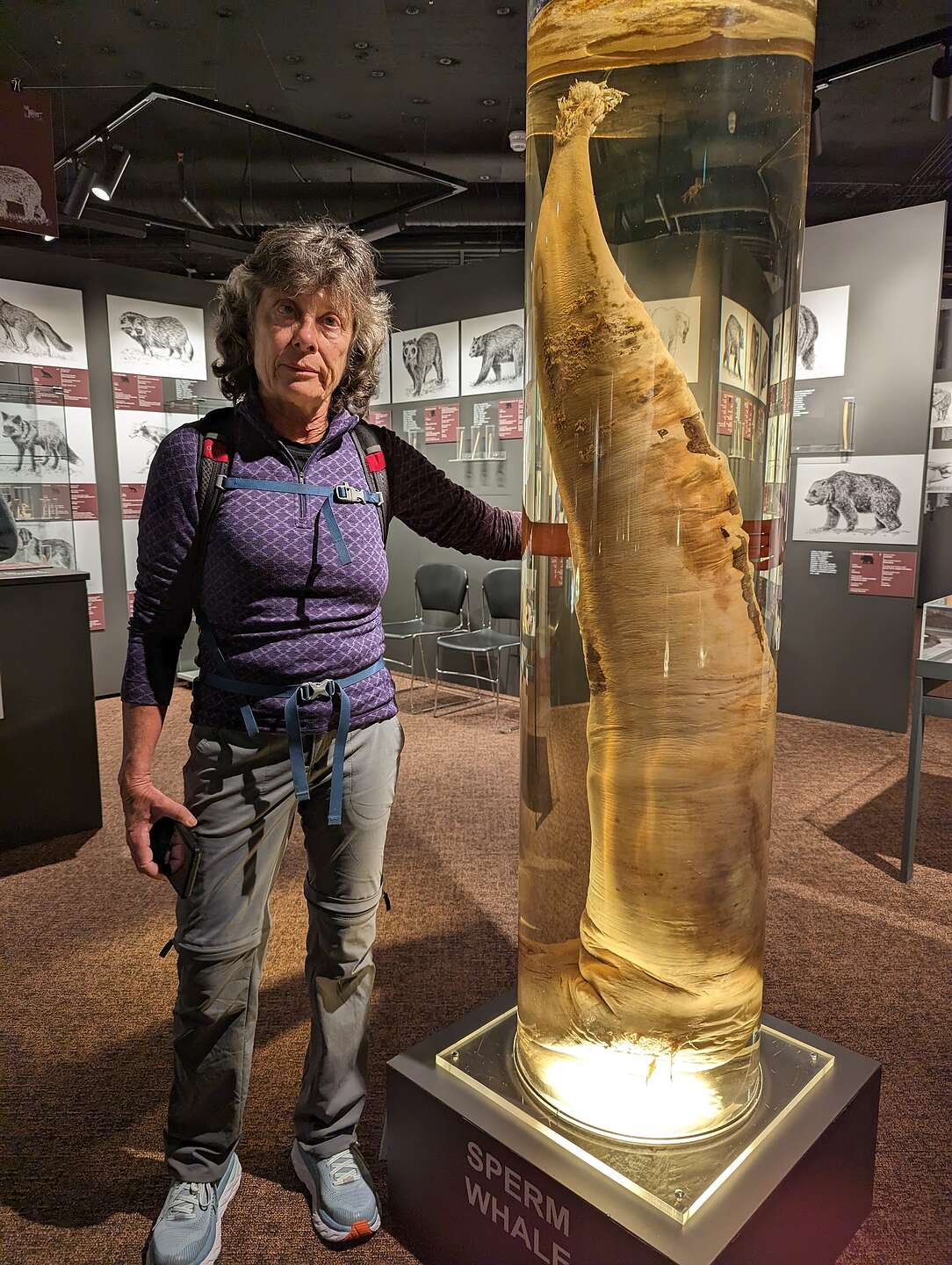 Lolo enjoying the Phallological Museum