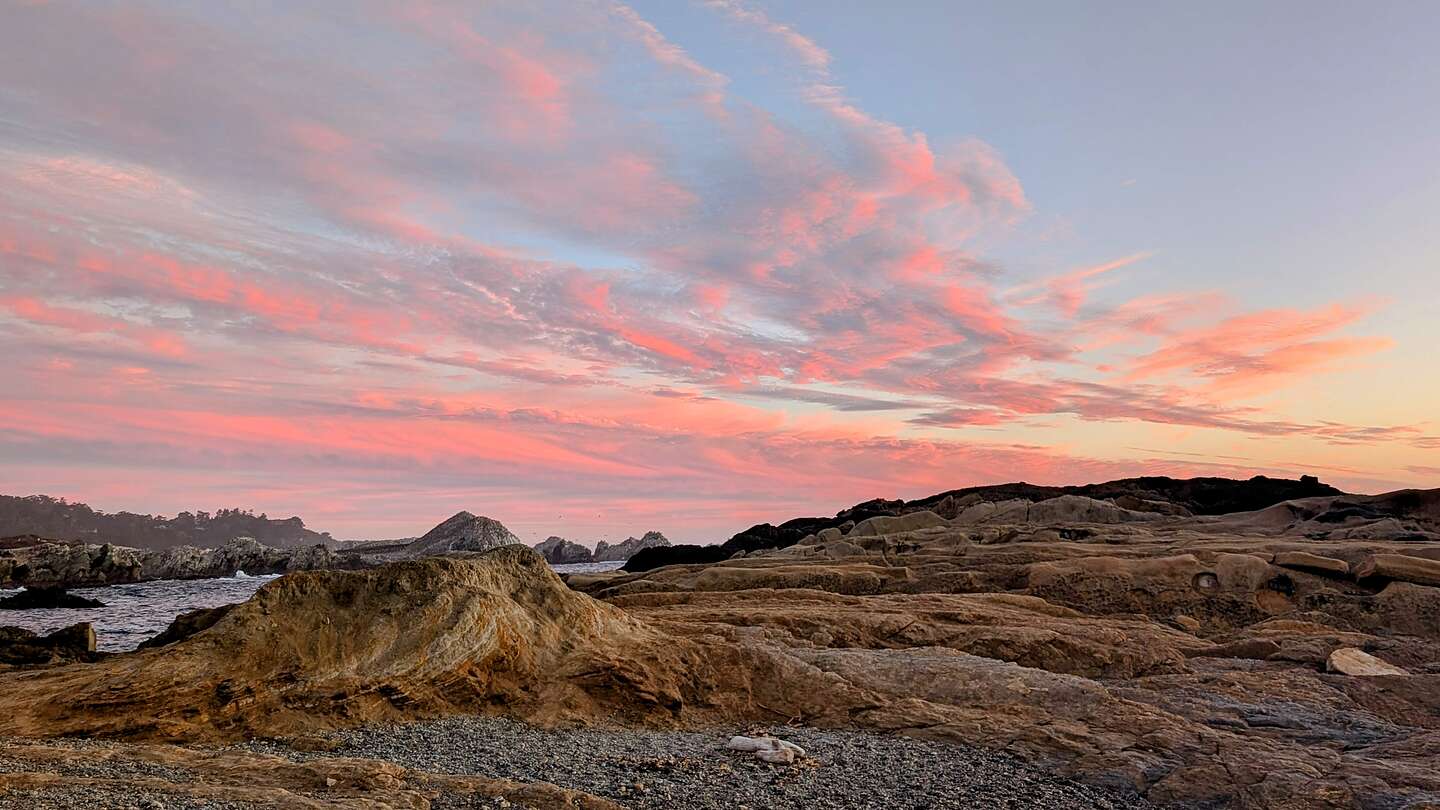 Sunset at Weston Beach