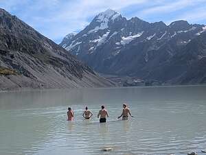 Brave bathers