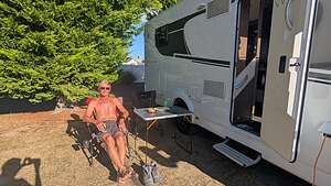 Camping in Te Anau