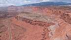 View of the Waterpocket Fold from atop the Knobs